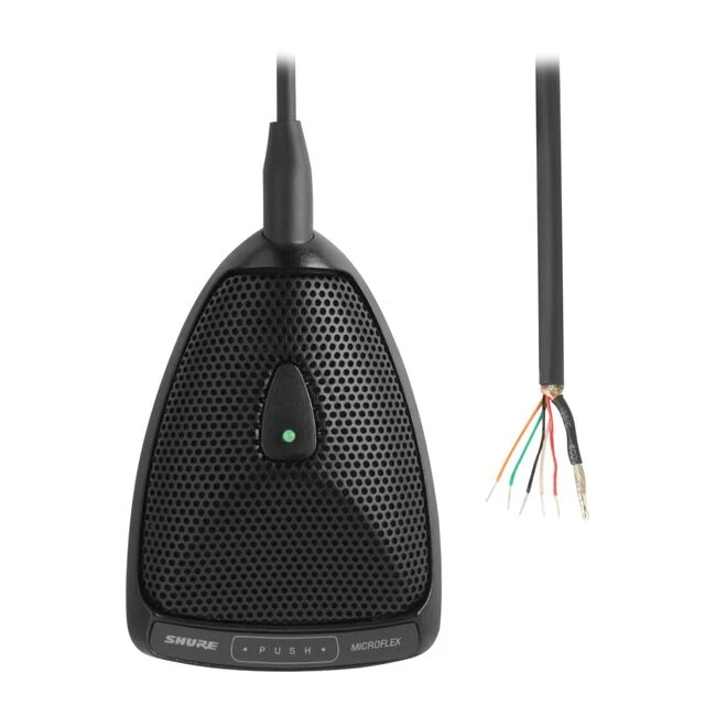 Плоский (поверхностный) конденсаторный кардиоидный микрофон SHURE [MX392/C] черный